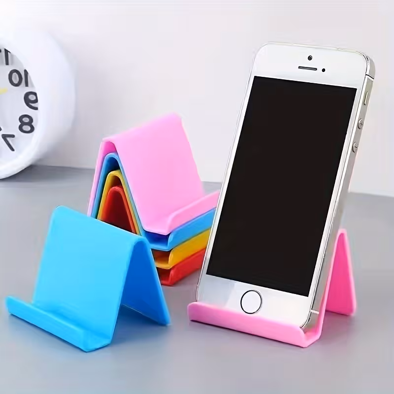 Support de téléphone de couleur unie Premium