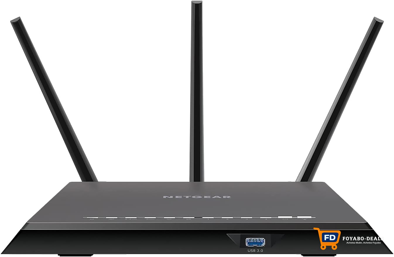 Netgear Nighthawk R7000 | Routeur WiFi AC1900 Puissant & Fiable