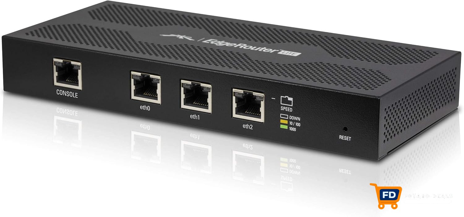 EdgeRouter Lite ERLite-3 : La Puissance du Routage Professionnel en Format Compact